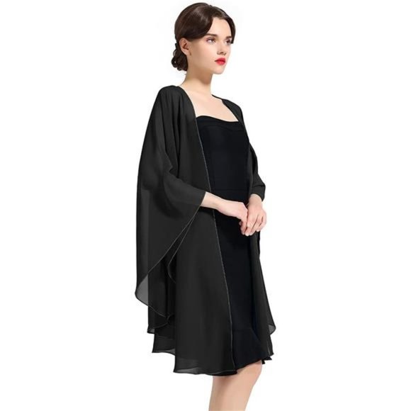 Accessories - SHAWL Wrap Chiffon Scarf For Women Black